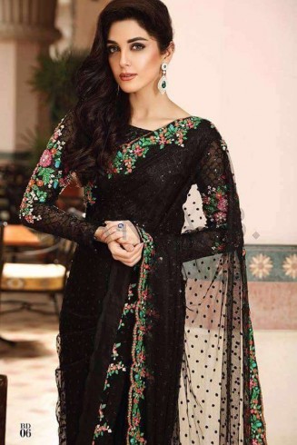 Z4036 BLACK MARIA B PAKISTANI STYLE SAREE