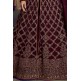 MAROON NIRVANA 5201 EMBROIDERED SLIT STYLE ANARKALI SEMI STITCHED GOWN ( DELIVERY IN 2 WEEKS ) MAROON NIRVANA 5201 EMBROIDERED SLIT STYLE ANARKALI SEMI STITCHED GOWN ( DELIVERY IN 2 WEEKS )