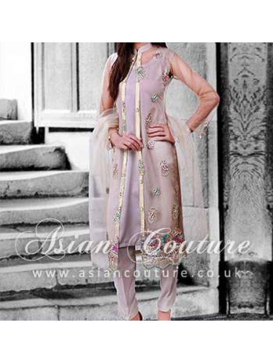BEIGE CHIFFON READY MADE SALWAR KAMEEZ BEIGE CHIFFON READY MADE SALWAR KAMEEZ