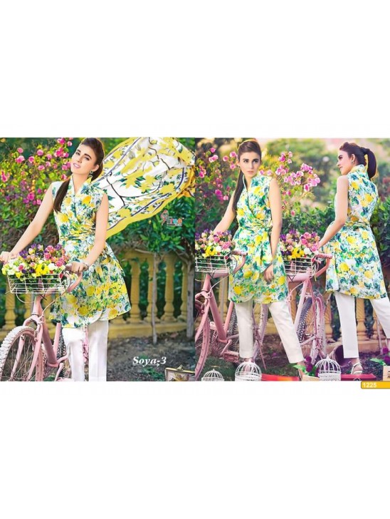 Multicolor Floral Printed Pakistani Cambric Cotton Suit Multicolor Floral Printed Pakistani Cambric Cotton Suit