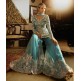 S-66 BLUE SYBELLA ANGELLIQUE WEDDING WEAR DRESS S-66 BLUE SYBELLA ANGELLIQUE WEDDING WEAR DRESS