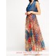 Contrast Floral Maxi Bolero Dress Contrast Floral Maxi Bolero Dress