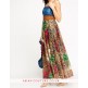 Contrast Floral Maxi Bolero Dress Contrast Floral Maxi Bolero Dress