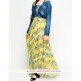 Stunning Floral Denim Bolero Maxi Dress Stunning Floral Denim Bolero Maxi Dress