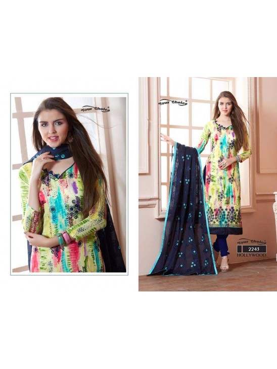 ZYC2243 HOLLYWOOD YOUR CHOICE PRINTED COTTON SALWAR KAMEEZ ZYC2243 HOLLYWOOD YOUR CHOICE PRINTED COTTON SALWAR KAMEEZ