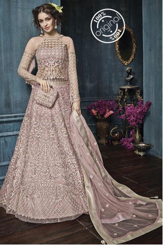 22003-C PINK ZOYA CELEBRITY HEAVY EMBROIDERED INDIAN BRIDAL WEDDING LEHENGA 22003-C PINK ZOYA CELEBRITY HEAVY EMBROIDERED INDIAN BRIDAL WEDDING LEHENGA