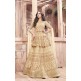 Gold Heavy Embroidered Lehenga Indian Wedding Outfit