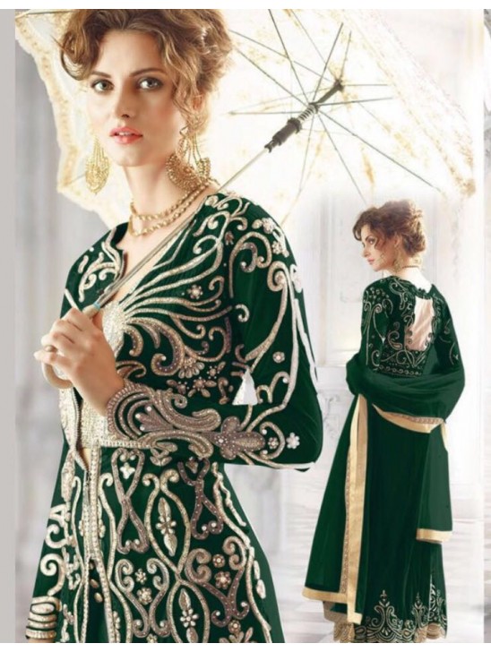 Green Indian Ethnic Wedding Dress Green Indian Ethnic Wedding Dress