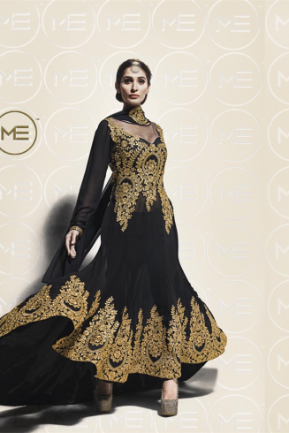 Gorgeous Black Colour Anarkali Dress