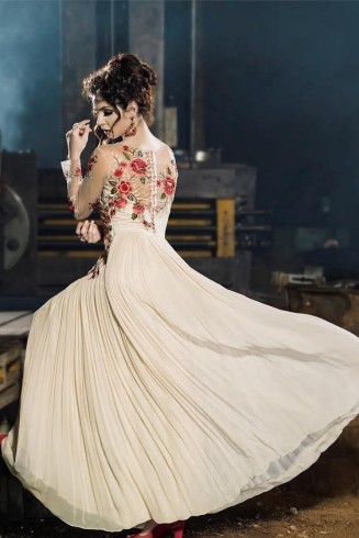 Cream Bela Designer Wedding Style Suit