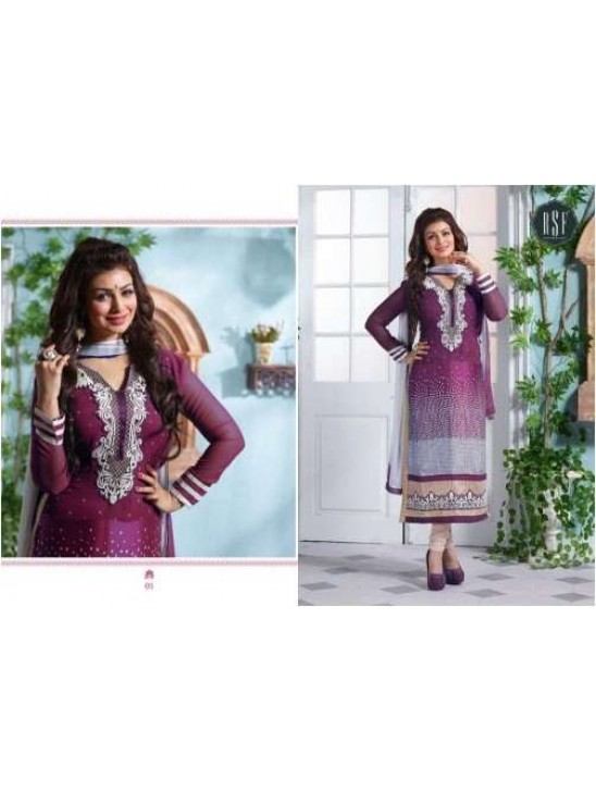 Purple Ayesha Thakia Salwar kameez Designer Suit Purple Ayesha Thakia Salwar kameez Designer Suit