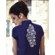 Navy Blue Pakistani Designer Party Wear Salwar Suit Navy Blue Pakistani Designer Party Wear Salwar Suit