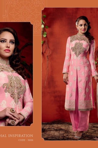 5606 ROSE QUARTZ PINK KIMORA HEER PARTY WEAR SALWAR KAMEEZ SUIT