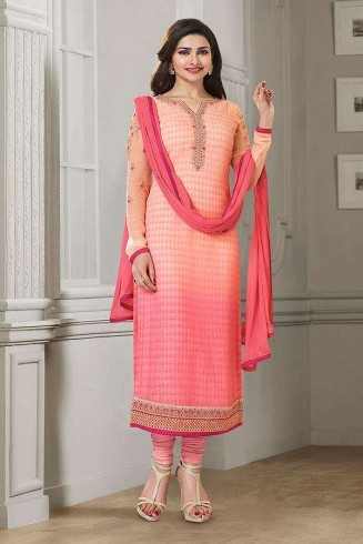 K4297 PINK KASEESH PRACHI-22 STRAIGHT SALWAR KAMEEZ SUIT 