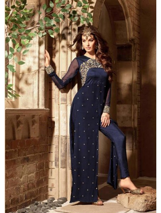 ORIGINAL BEST SELLER 3103 DARK BLUE MAISHA INFINITY EMBROIDERED EID SUIT ORIGINAL BEST SELLER 3103 DARK BLUE MAISHA INFINITY EMBROIDERED EID SUIT