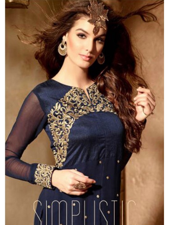 ORIGINAL BEST SELLER 3103 DARK BLUE MAISHA INFINITY EMBROIDERED EID SUIT ORIGINAL BEST SELLER 3103 DARK BLUE MAISHA INFINITY EMBROIDERED EID SUIT