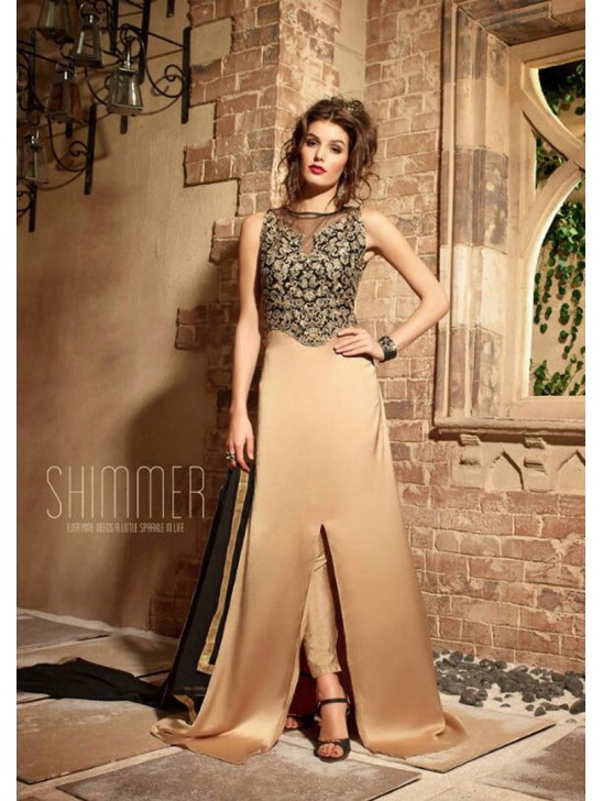 Skin Colour Party Dress Indian Wedding Salwar Suit Skin Colour Party Dress Indian Wedding Salwar Suit