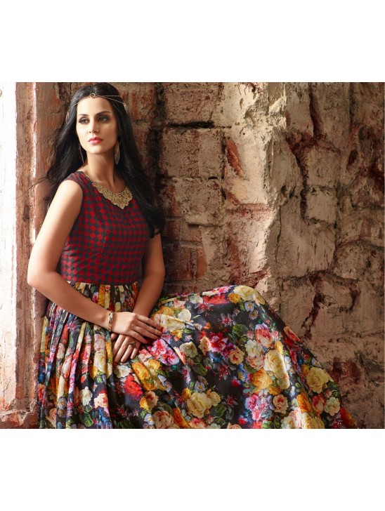 ZMA3405 RED AND YELLOW MAISHA LAVISH 3 PARTY WEAR SUIT ZMA3405 RED AND YELLOW MAISHA LAVISH 3 PARTY WEAR SUIT