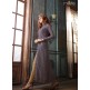 Fancy Party Wear Dark Blue & Brown Pakistani Designer Suit Fancy Party Wear Dark Blue & Brown Pakistani Designer Suit