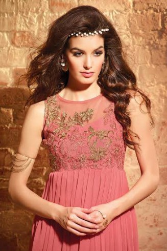 MN2705 PINK MAISHA NEERJA GEORGETTE SUIT