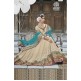 M24002 BEIGE AND SKY BLUE MOHINI HEAVEY EMBROIDERED ANARKALI DRESS M24002 BEIGE AND SKY BLUE MOHINI HEAVEY EMBROIDERED ANARKALI DRESS
