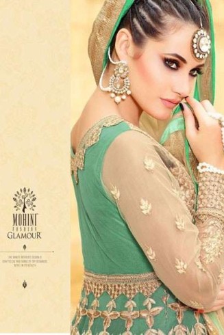 Embellished Green Gold Long Dress Maxi Gown 