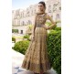 Beige Indian Designer Wedding Wear Anarkali Lehenga Beige Indian Designer Wedding Wear Anarkali Lehenga