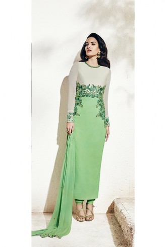 ROYAL GREEN PARTY WEAR INDIAN DESIGNER SUIT