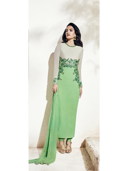 ROYAL GREEN PARTY WEAR INDIAN DESIGNER SUIT ROYAL GREEN PARTY WEAR INDIAN DESIGNER SUIT