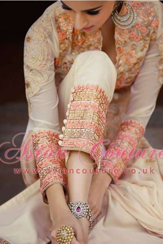 8006 BEIGE AAFREEN ADAA STYLISH ANARKALI SUIT 