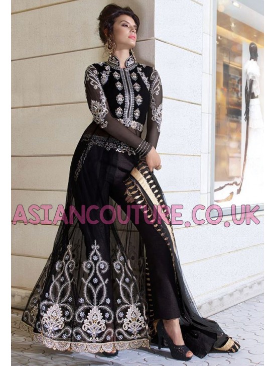 Z-12004 BLACK ZOYA EID AND WEDDING WEAR DRESS Z-12004 BLACK ZOYA EID AND WEDDING WEAR DRESS