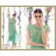 5305 Sky Blue And Cream Florals Heer Designer Suit 5305 Sky Blue And Cream Florals Heer Designer Suit