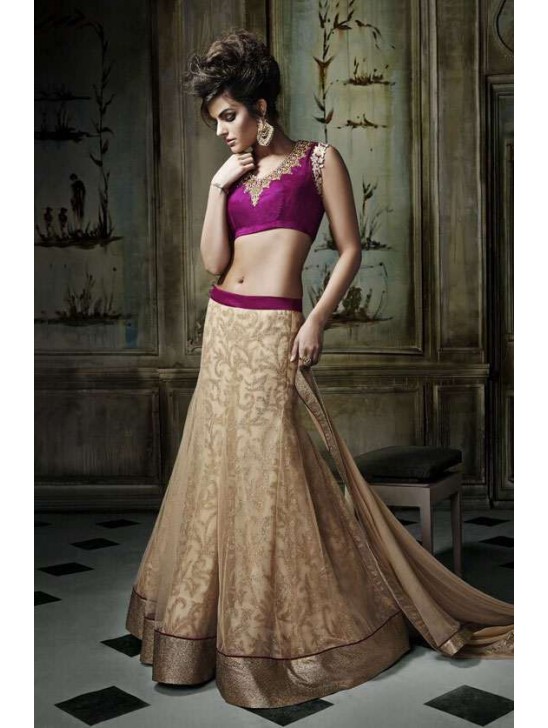 Purple & Gold Indian Wedding Lehenga Purple & Gold Indian Wedding Lehenga