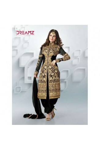 Black DREAMZ VOL-4 WEDDING WEAR SHALWAR KAMEEZ 