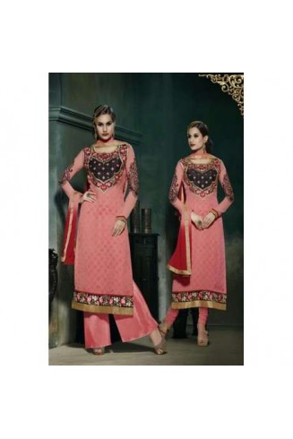 Pink Lilly Fiona Long Length Party Wear Salwar Kameez