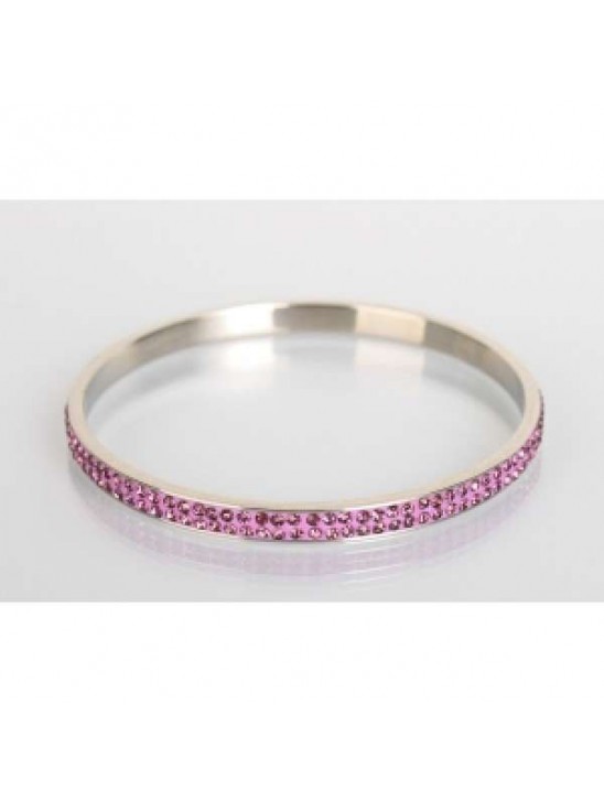 Light Purple Crystal Shamballa Bangle Light Purple Crystal Shamballa Bangle