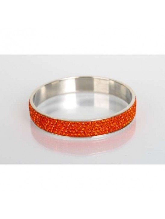 Orange Crystal Shamballa Bangle Orange Crystal Shamballa Bangle