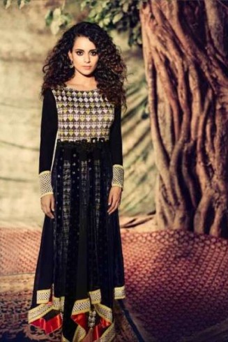 Black Designer Gown By Indian Fashion Designer Archana Kochhar
