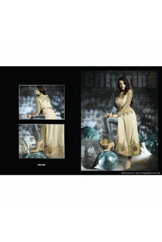 D.No.5006 White Dreamz Designer Party Wear