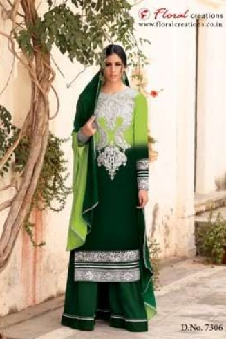 Green Indian Desi Wedding Lehenga Choli 