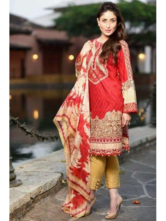 Faraz Manan Red Lawn Crescent Summer Pakistani Suit 2015 (replica) Faraz Manan Red Lawn Crescent Summer Pakistani Suit 2015 (replica)