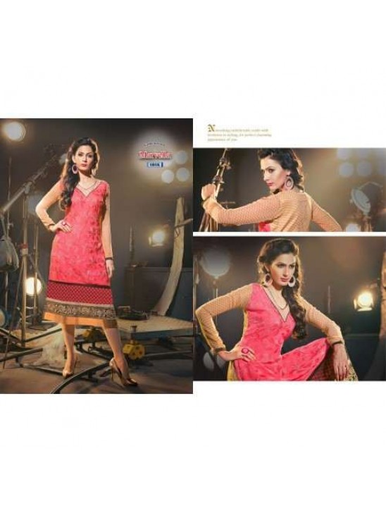 Pink Designer Stylish Kurti Pink Designer Stylish Kurti