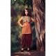 Orange Maroon Designer Patiala Punjabi Suit Orange Maroon Designer Patiala Punjabi Suit