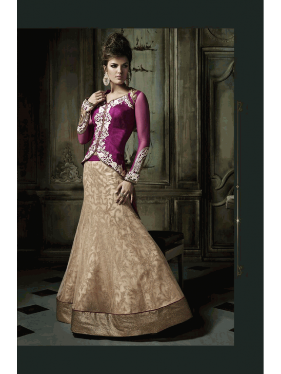 Purple & Gold Indian Wedding Lehenga Purple & Gold Indian Wedding Lehenga