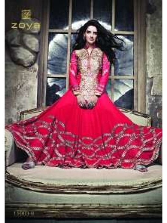 ZCM11003 Pink Zoya Colour Maxi Suit ZCM11003 Pink Zoya Colour Maxi Suit