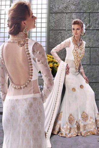 14005 WHITE ZOYA ELITE DESIGNER DRESS 