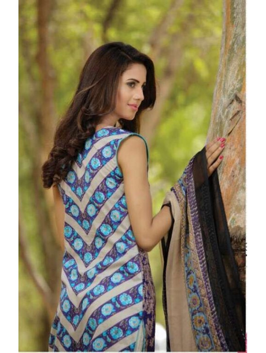 EA-38 BLUE ESHA AISHA LAWN EMBROIDERED SALWAR SUIT EA-38 BLUE ESHA AISHA LAWN EMBROIDERED SALWAR SUIT