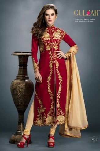 Red Indian Party Salwar Suit Designer Wedding Wear 