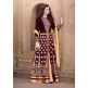 Plum & Gold Anarkali Dress Indian Wedding Suit Plum & Gold Anarkali Dress Indian Wedding Suit