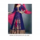 Blue Pink Indian Party Dress Designer Anarkali Suit Blue Pink Indian Party Dress Designer Anarkali Suit